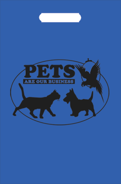 Tote Bags - QTY: 100&lt;BR&gt;Pets Are Our Business - Oval