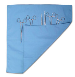 12"x12" Instrument Wrap Sewn with Blue Thread