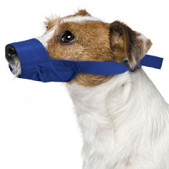 Cozy Quick Muzzle? for Dogs, Small, Blue